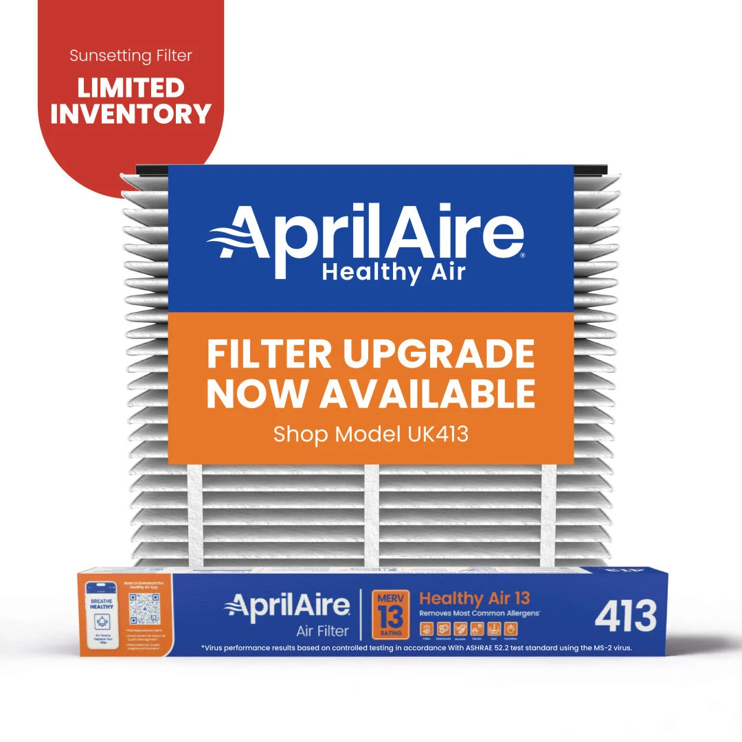 Aprilaire 413 Clean Air MERV 13 Replacement Filter Official Studio Photography